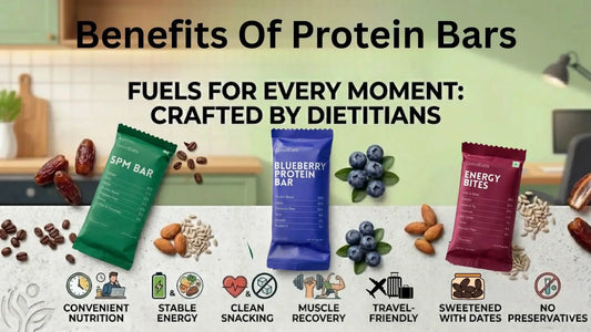 These healthy protein bars in India work well as high-protein snacks, post-workout snacks, energy-boosting snacks, and protein bars for muscle gain.
