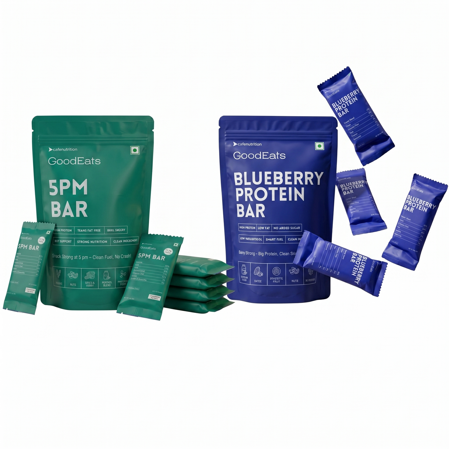 High Protein Combo (5PM Bars + Blueberry Protein Bars)